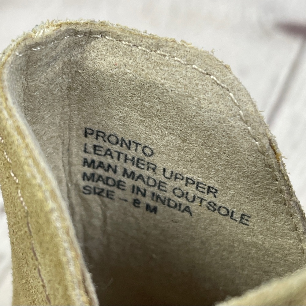 COCONUTS by MATISSE Pronto women's soft tan suede leather boho ankle boots, sz 8 - Picture 2 of 11